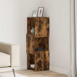 Sonata H Ъглов шкаф Бяло 30,5x30x95см Инженерно дърво - Гардероби