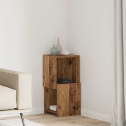 Sonata H Ъглов шкаф Бяло 30,5x30x65см Инженерно дърво - Гардероби