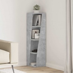 Sonata H Ъглов шкаф Бяло 27,5x27x102см Инженерно дърво - Гардероби