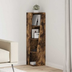 Sonata H Ъглов шкаф Бяло 27,5x27x102см Инженерно дърво - Гардероби