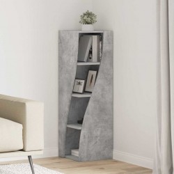 Sonata H Ъглов шкаф Бяло 32x32x102см Инженерно дърво - Гардероби