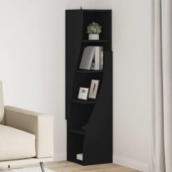 Sonata H Ъглов шкаф Бяло 32x32x140см Инженерно дърво - Гардероби