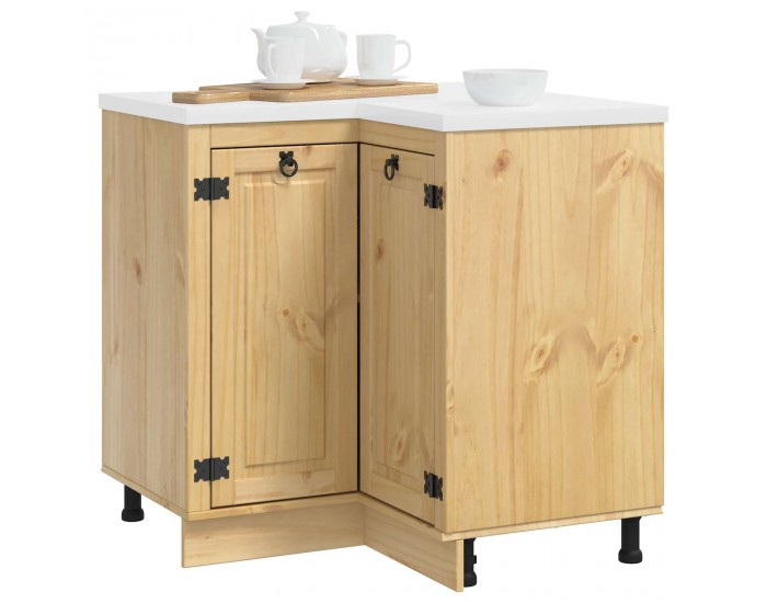 Sonata H За шкафове с рафт Меден 60 x 32 x 40 см Солидно борово дърво