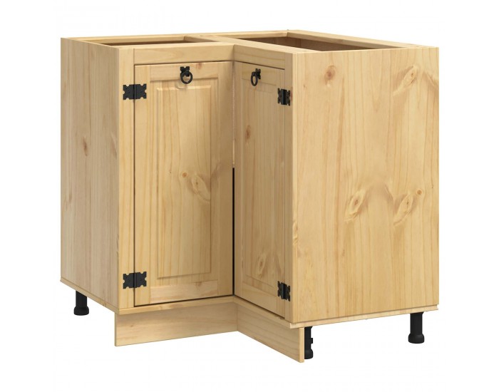 Sonata H За шкафове с рафт Меден 60 x 32 x 40 см Солидно борово дърво