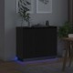 Sonata H LED конзолна маса Черния дъб 90 х 32 х 75 см Инженерно дърво