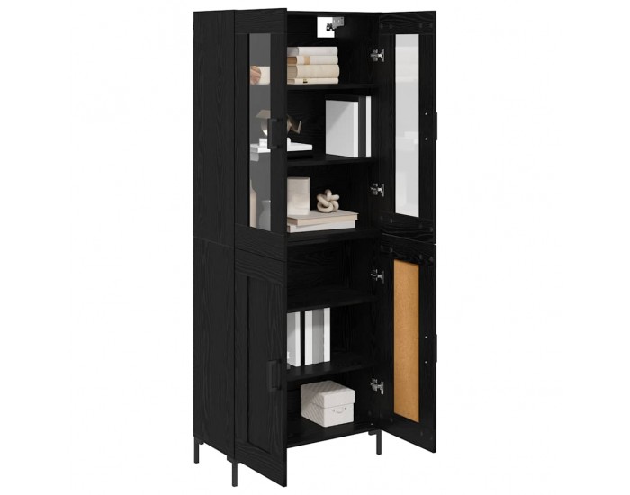 Sonata H Висок шкаф 2 pcs Черния дъб 69,5 x 34 x 180 см Инженерно дърво