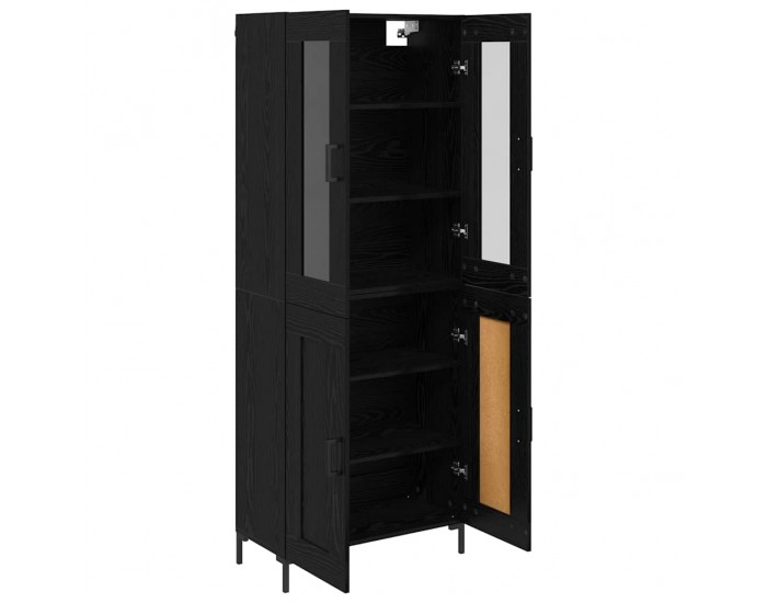 Sonata H Висок шкаф 2 pcs Черния дъб 69,5 x 34 x 180 см Инженерно дърво