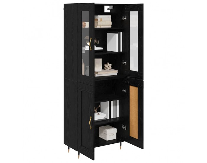 Sonata H Висок шкаф 2 pcs Черния дъб 69,5 x 34 x 180 см Инженерно дърво