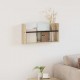 Sonata H Етажерка за списания Сонома дъб 60 x 12 x 30 см Инженерно дърво