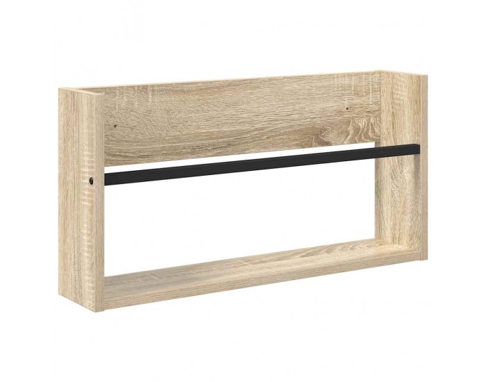 Sonata H Етажерка за списания Сонома дъб 60 x 12 x 30 см Инженерно дърво