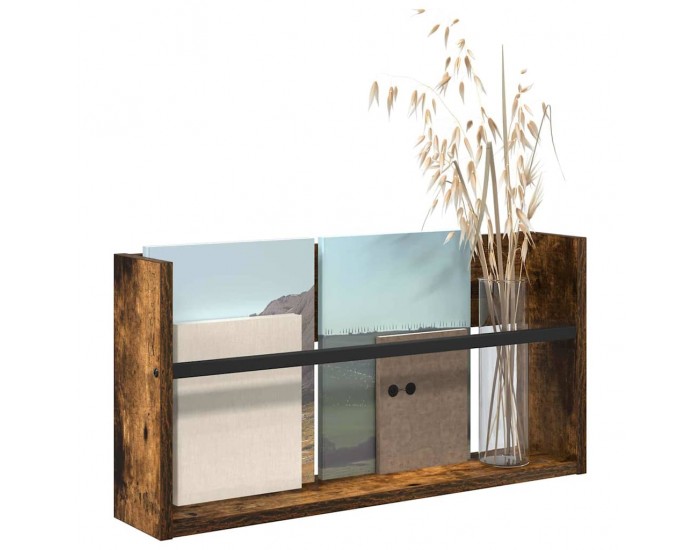 Sonata H Етажерка за списания Димян дъб 60 x 12 x 30 см Инженерно дърво
