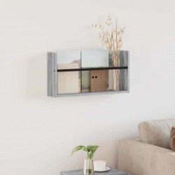 Sonata H Етажерка за списания Сив Сонома 60 x 12 x 30 см Инженерно дърво - Изтривалки и Поставки за чадъри