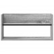Sonata H Етажерка за списания с рафт 2 pcs Сив Сонома 60 x 12 x 30 см