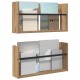 Sonata H Етажерка за списания 2 pcs Дъб 60 x 12 x 30 см Инженерно дърво