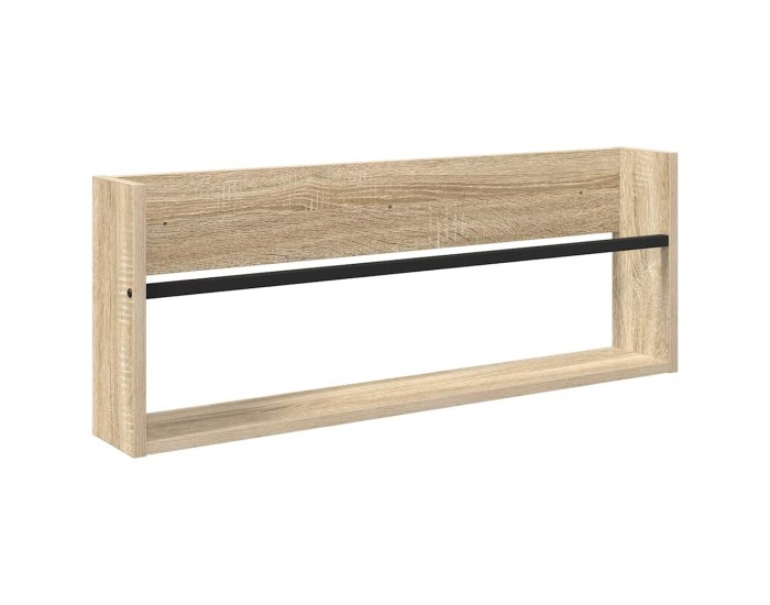 Sonata H Етажерка за списания Сонома дъб 80 x 12 x 30 см Инженерно дърво