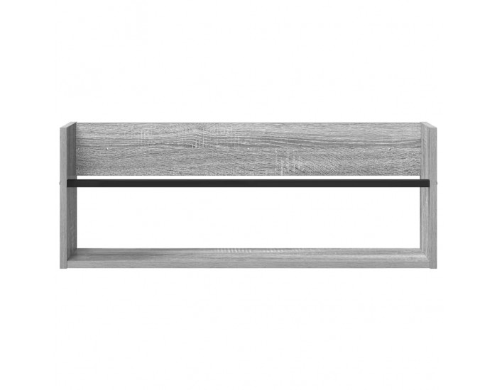 Sonata H Етажерка за списания с рафт 2 pcs Сив Сонома 80 x 12 x 30 см