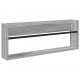 Sonata H Етажерка за списания с рафт 2 pcs Сив Сонома 80 x 12 x 30 см