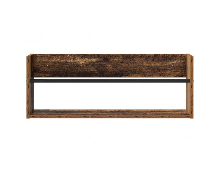 Sonata H Етажерка за списания с рафт Старо дърво 80 x 12 x 30 см