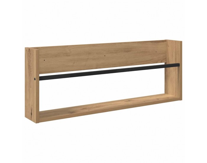 Sonata H Етажерка за списания с рафт Дъб 80 x 12 x 30 см Инженерно дърво