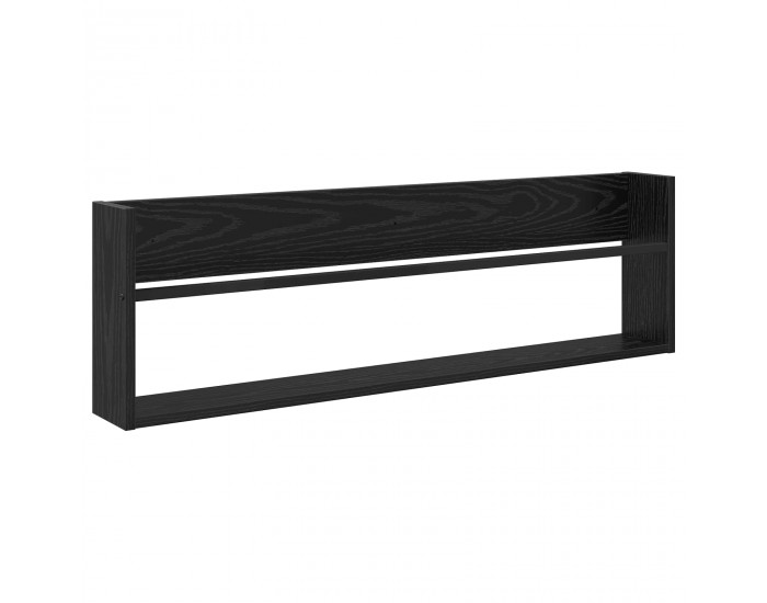 Sonata H Етажерка за списания с рафт 2 pcs Черния дъб 100 x 12 x 30 см