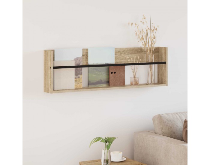 Sonata H Етажерка за списания с рафт Сонома дъб 100 x 12 x 30 см