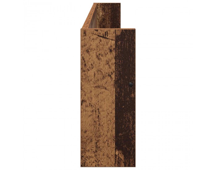 Sonata H Етажерка за списания с рафт Старо дърво 100 x 12 x 30 см