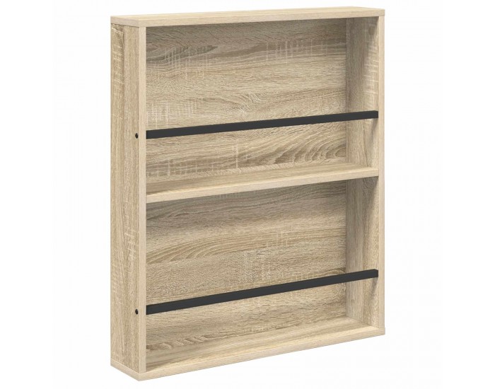 Sonata H Етажерка за списания с рафт 2 pcs Сонома дъб 60 x 12 x 70 см