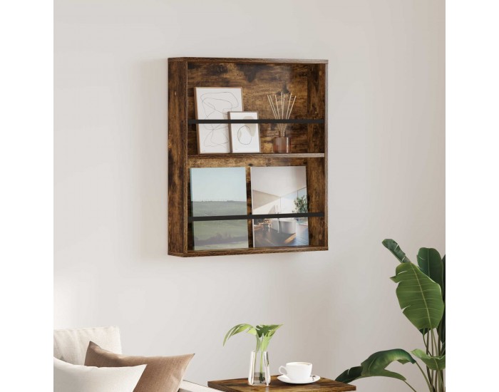 Sonata H Етажерка за списания Димян дъб 60 x 12 x 70 см Инженерно дърво