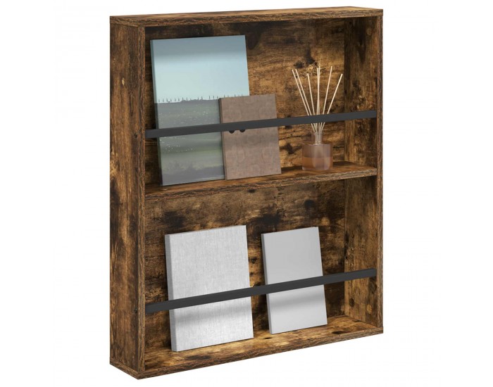 Sonata H Етажерка за списания Димян дъб 60 x 12 x 70 см Инженерно дърво