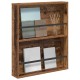 Sonata H Етажерка за списания с рафт Старо дърво 60 x 12 x 70 см