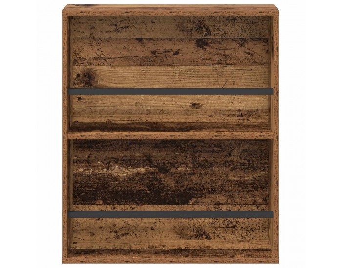 Sonata H Етажерка за списания с рафт Старо дърво 60 x 12 x 70 см