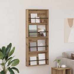 Sonata H Етажерка за списания 2 pcs Дъб 60 x 12 x 70 см Инженерно дърво - Антре