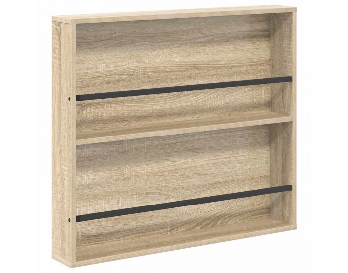 Sonata H Етажерка за списания Сонома дъб 80 x 12 x 70 см Инженерно дърво