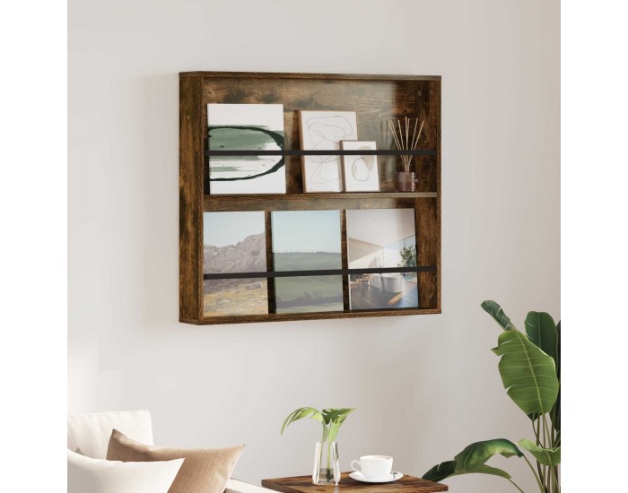 Sonata H Етажерка за списания Димян дъб 80 x 12 x 70 см Инженерно дърво