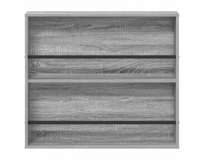 Sonata H Етажерка за списания Сив Сонома 80 x 12 x 70 см Инженерно дърво