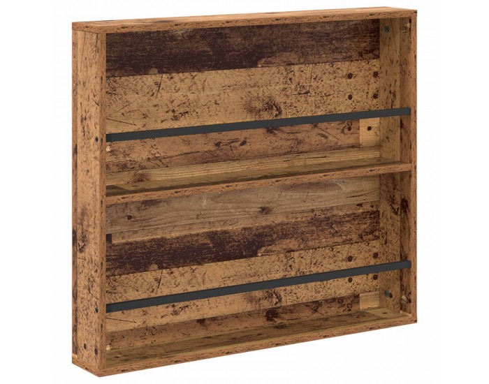 Sonata H Етажерка за списания с рафт Старо дърво 80 x 12 x 70 см