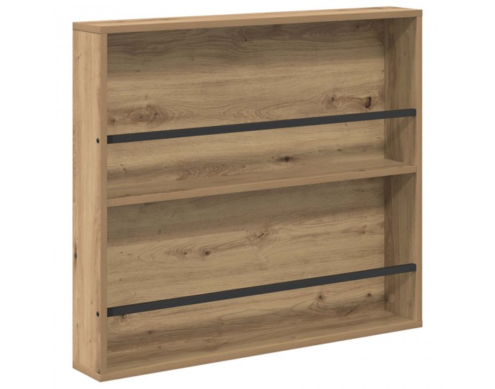 Sonata H Етажерка за списания с рафт Дъб 80 x 12 x 70 см Инженерно дърво