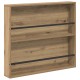 Sonata H Етажерка за списания с рафт Дъб 80 x 12 x 70 см Инженерно дърво