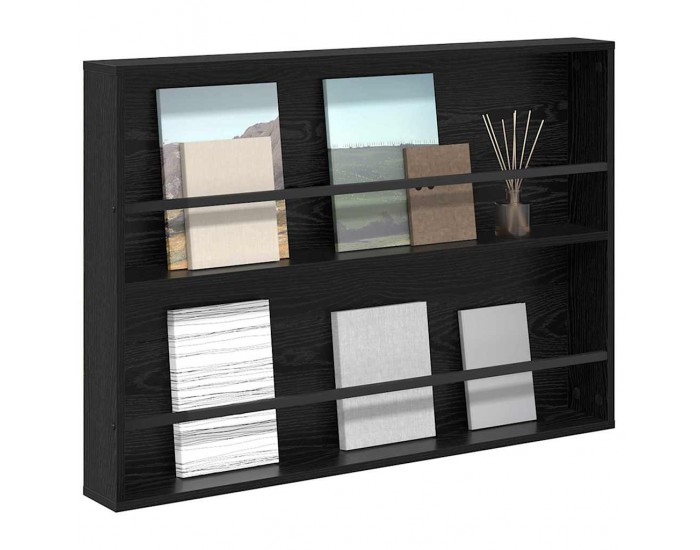 Sonata H Етажерка за списания с рафт Черния дъб 100 x 12 x 70 см