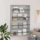 Sonata H Етажерка за списания с рафт 2 pcs Сив Сонома 100 x 12 x 70 см