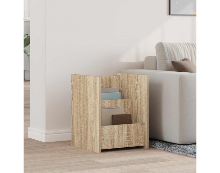 Sonata H Етажерка за списания Сонома дъб 35 x 35 x 45 см Инженерно дърво