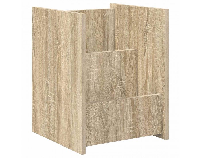 Sonata H Етажерка за списания Сонома дъб 35 x 35 x 45 см Инженерно дърво