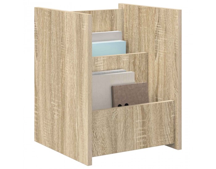 Sonata H Етажерка за списания Сонома дъб 35 x 35 x 45 см Инженерно дърво