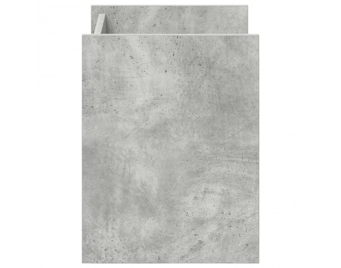 Sonata H Етажерка за списания с рафт Бетоново сиво 35 x 35 x 45 см