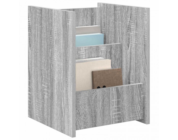 Sonata H Етажерка за списания Сив Сонома 35 x 35 x 45 см Инженерно дърво