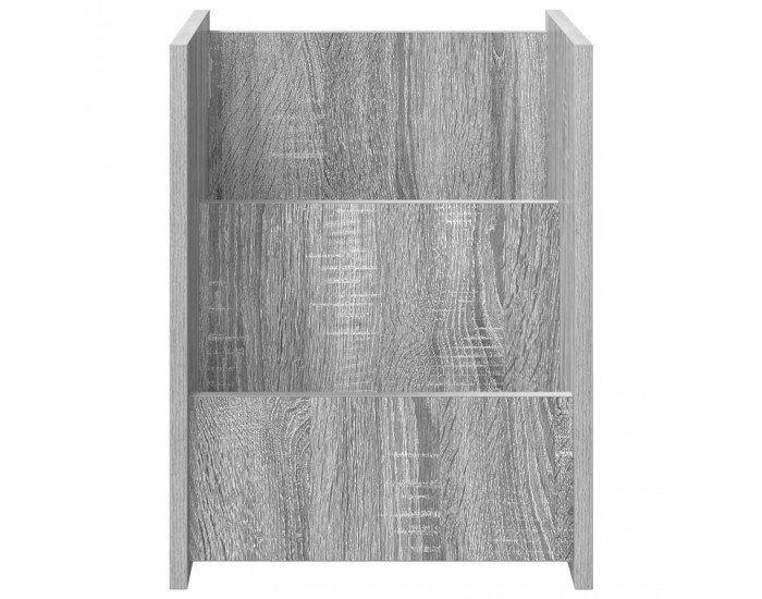 Sonata H Етажерка за списания Сив Сонома 35 x 35 x 45 см Инженерно дърво