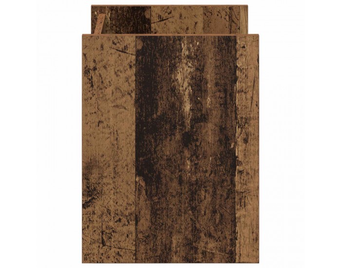 Sonata H Етажерка за списания с рафт Старо дърво 35 x 35 x 45 см