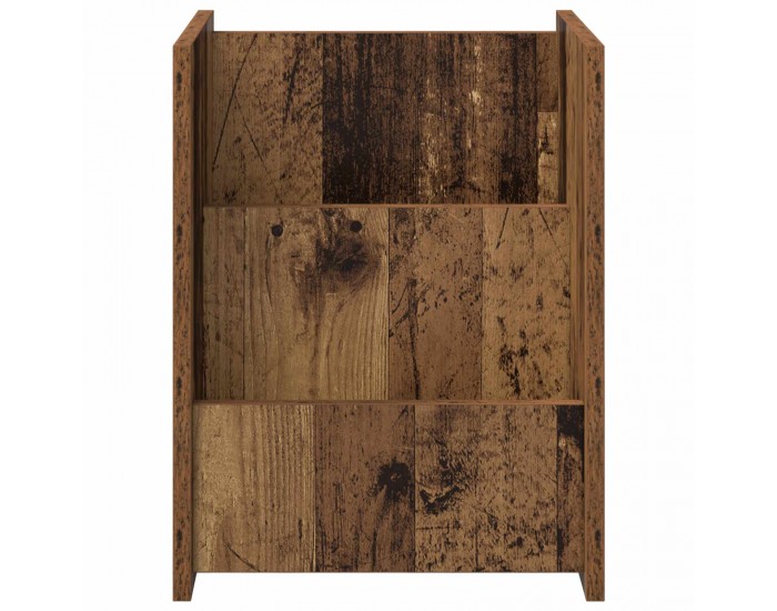 Sonata H Етажерка за списания с рафт Старо дърво 35 x 35 x 45 см