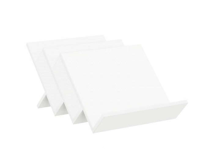 Sonata H Етажерка за списания Бяло 53 x 40 x 28.5 см Инженерно дърво