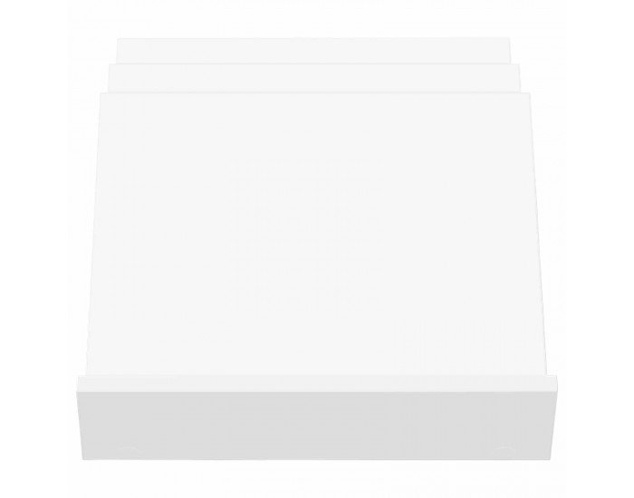 Sonata H Етажерка за списания Бяло 53 x 40 x 28.5 см Инженерно дърво